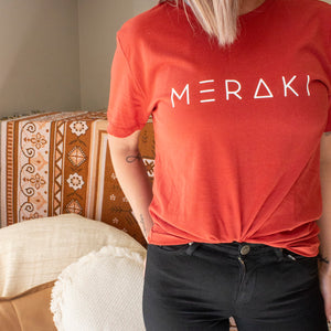 Meraki Organic Cotton Tee Rust