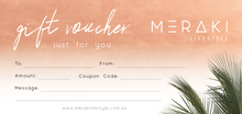 Load image into Gallery viewer, Meraki Gift Voucher
